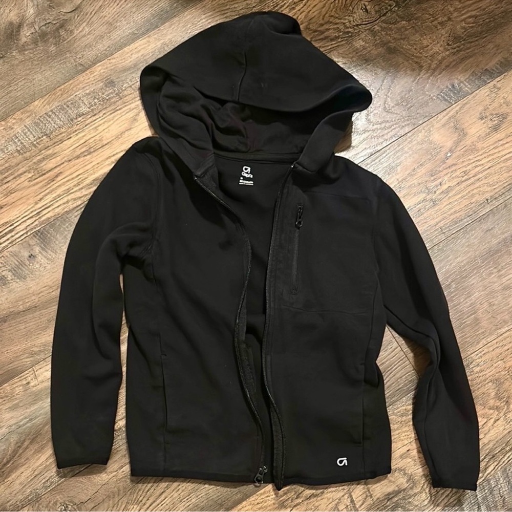 GAP Black Zip-Up Jacket Casual Comfort size M